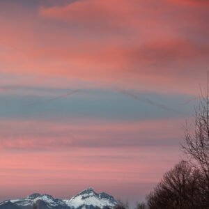 Couleurs pastel sur la Galoppaz